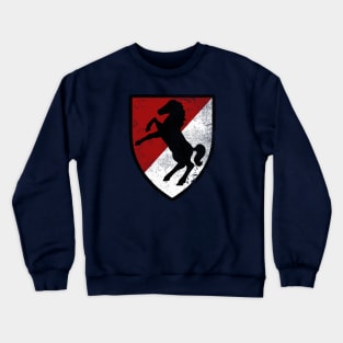 11th Armored Cavalry Regiment (distressed) Crewneck Sweatshirt